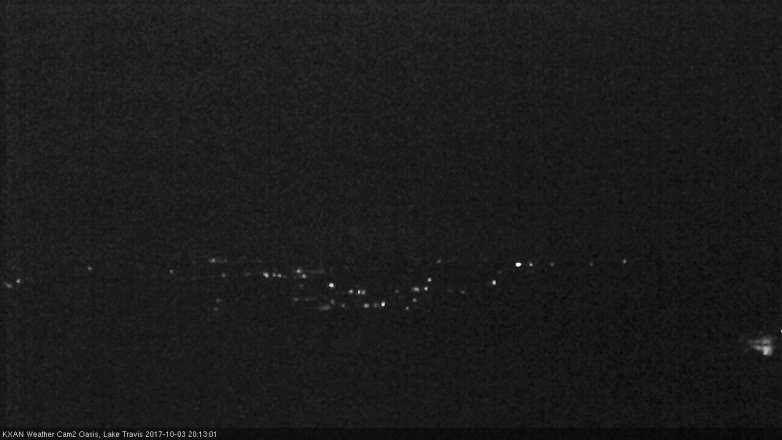 Lake Travis webcam, October 3, 2017 7:20 PM CT