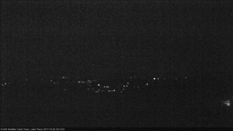 Lake Travis webcam, October 3, 2017 7:25 PM CT