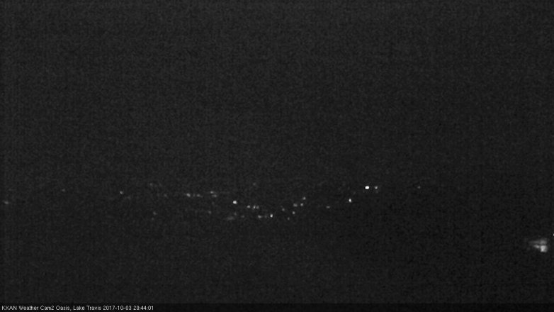 Lake Travis webcam, October 3, 2017 8:10 PM CT