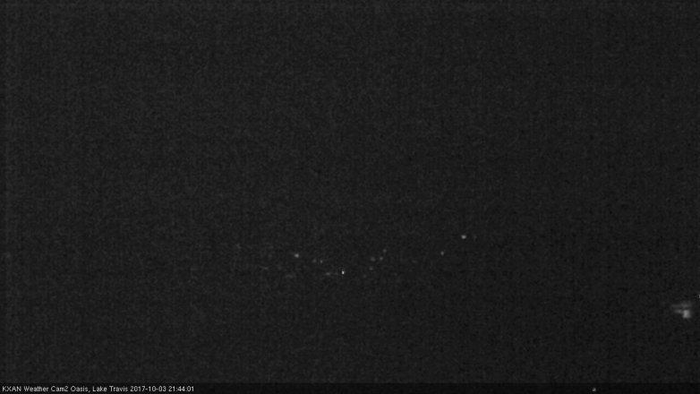 Lake Travis webcam, October 3, 2017 9:10 PM CT