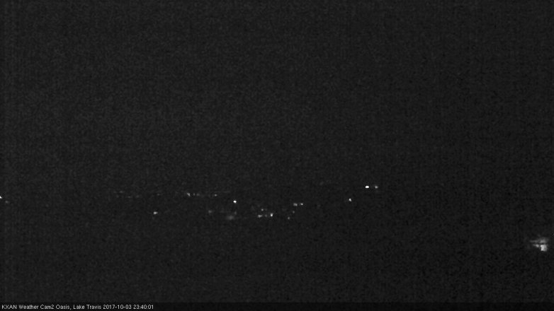 Lake Travis webcam, October 3, 2017 10:55 PM CT
