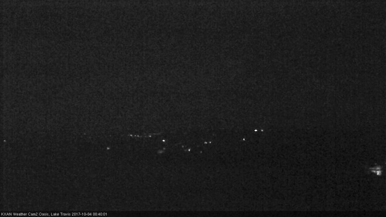 Lake Travis webcam, October 3, 2017 12:00 AM CT