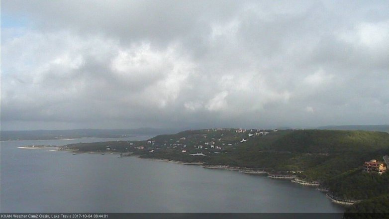 Lake Travis webcam, October 4, 2017 9:00 AM CT