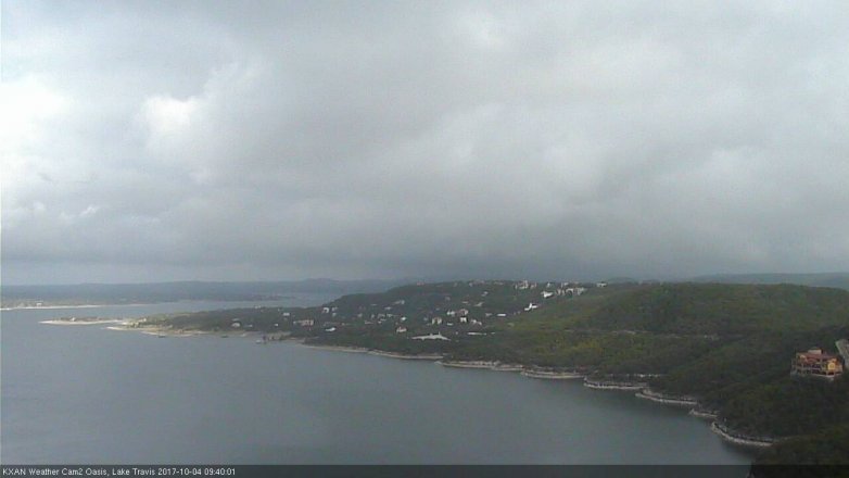 Lake Travis webcam, October 4, 2017 9:10 AM CT