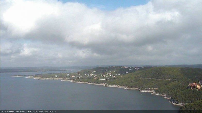 Lake Travis webcam, October 4, 2017 9:30 AM CT