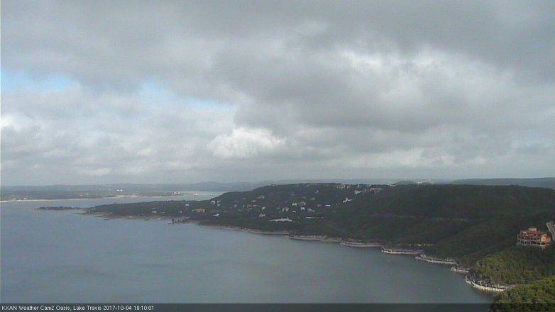 Lake Travis webcam, October 4, 2017 9:40 AM CT