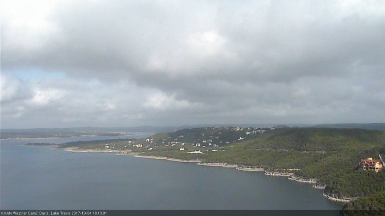 Lake Travis webcam, October 4, 2017 9:45 AM CT