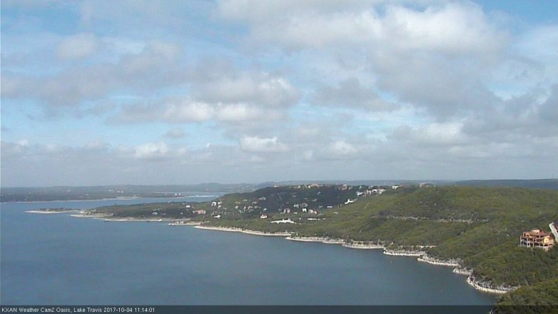 Lake Travis webcam, October 4, 2017 10:25 AM CT
