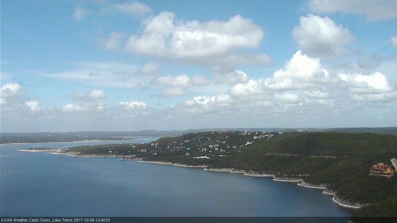 Lake Travis webcam, October 4, 2017 12:05 PM CT
