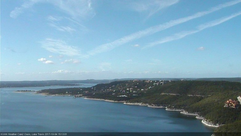Lake Travis webcam, October 4, 2017 2:35 PM CT