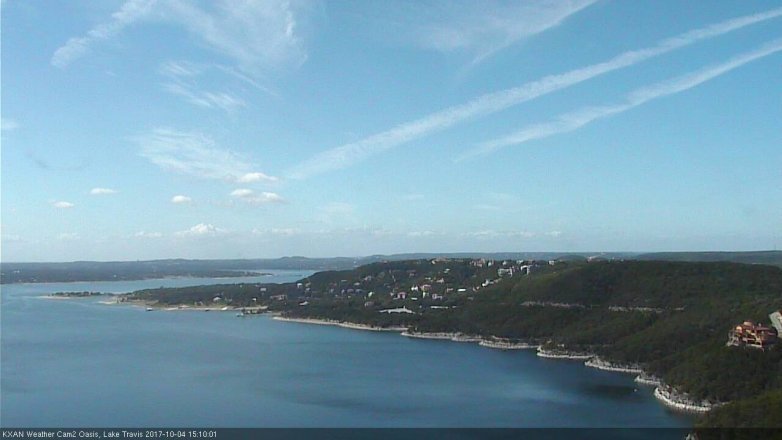 Lake Travis webcam, October 4, 2017 2:40 PM CT