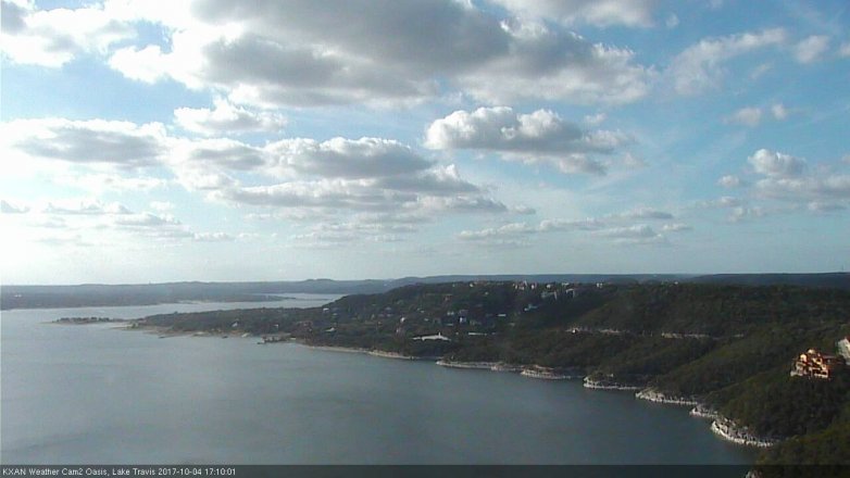 Lake Travis webcam, October 4, 2017 4:30 PM CT