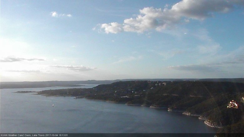 Lake Travis webcam, October 4, 2017 5:20 PM CT