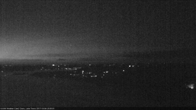 Lake Travis webcam, October 4, 2017 7:15 PM CT
