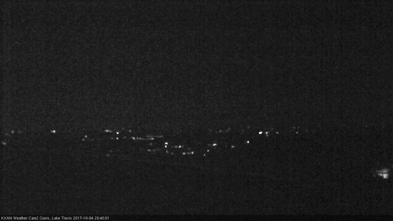 Lake Travis webcam, October 4, 2017 8:10 PM CT