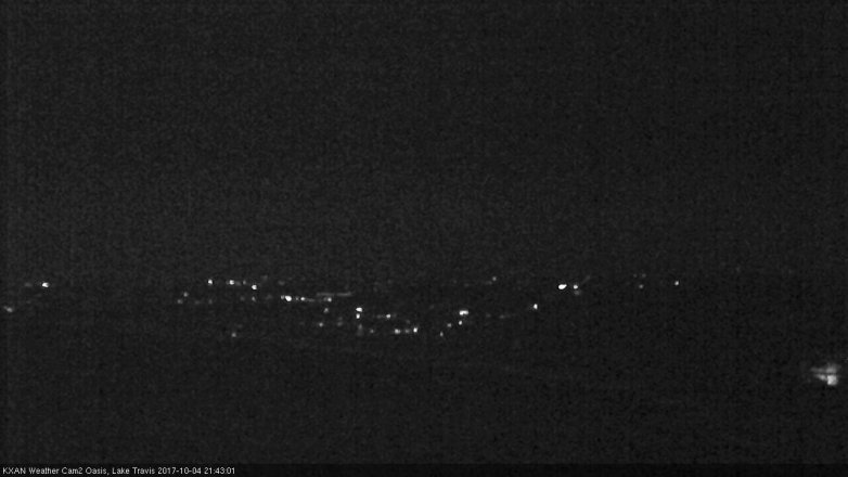 Lake Travis webcam, October 4, 2017 9:10 PM CT