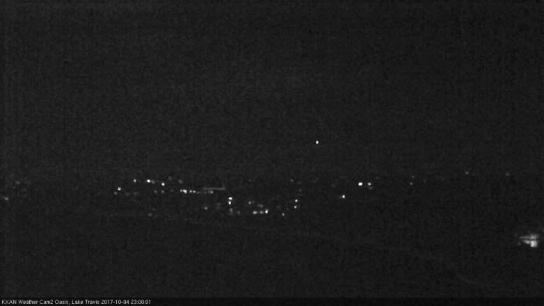 Lake Travis webcam, October 4, 2017 10:05 PM CT