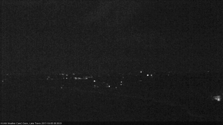 Lake Travis webcam, October 4, 2017 11:55 PM CT