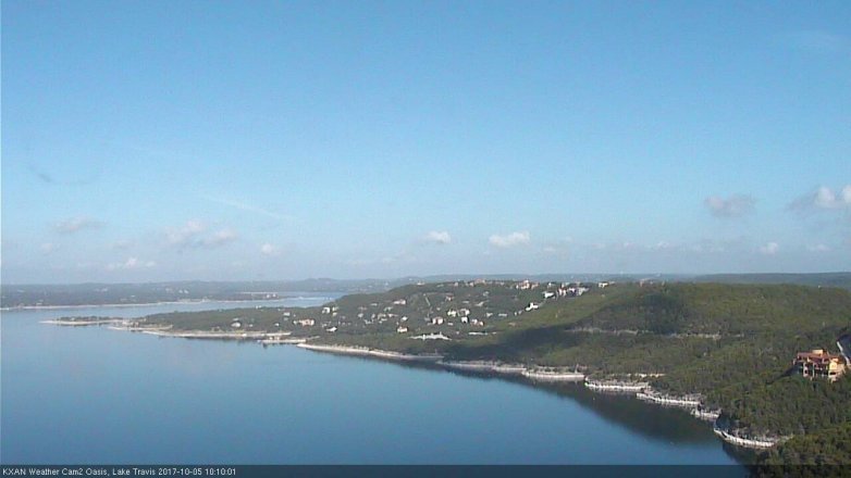 Lake Travis webcam, October 5, 2017 9:15 AM CT