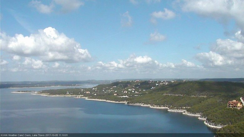 Lake Travis webcam, October 5, 2017 10:20 AM CT