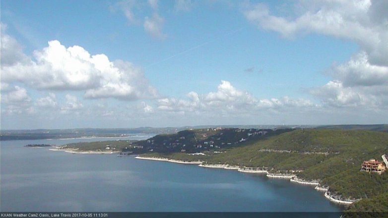 Lake Travis webcam, October 5, 2017 10:25 AM CT