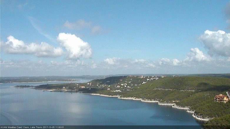 Lake Travis webcam, October 5, 2017 10:30 AM CT