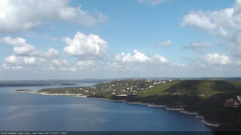Lake Travis webcam, October 5, 2017 10:35 AM CT