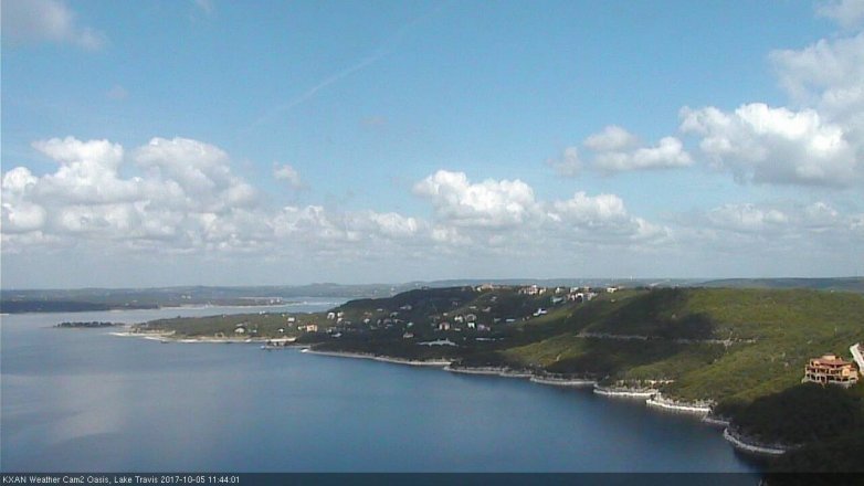 Lake Travis webcam, October 5, 2017 10:55 AM CT
