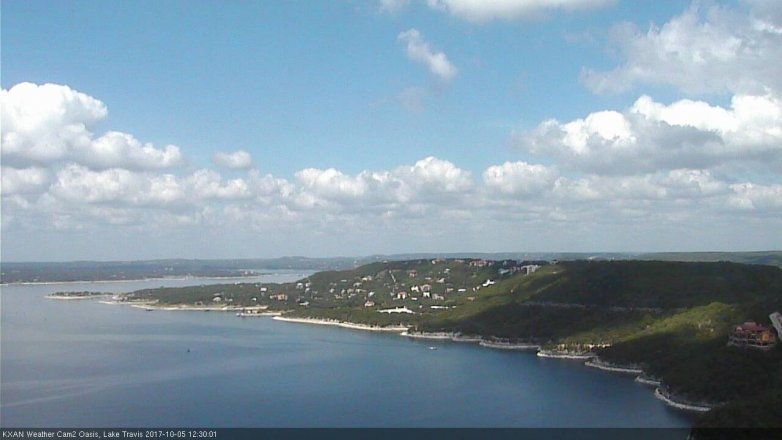 Lake Travis webcam, October 5, 2017 11:45 AM CT