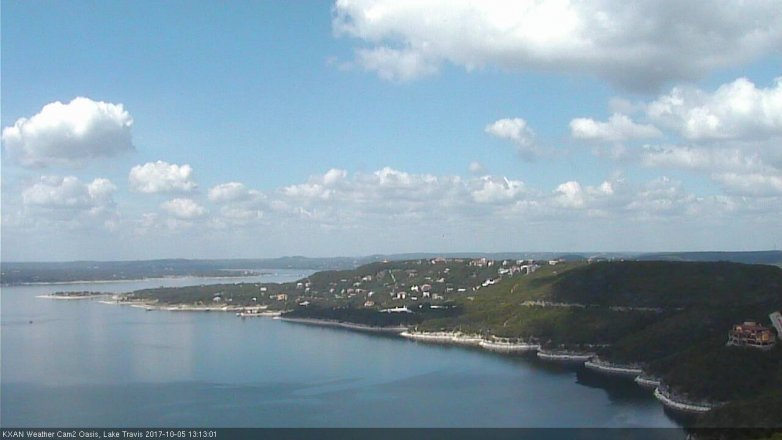 Lake Travis webcam, October 5, 2017 12:20 PM CT