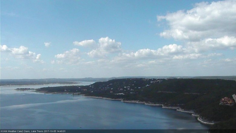 Lake Travis webcam, October 5, 2017 2:05 PM CT