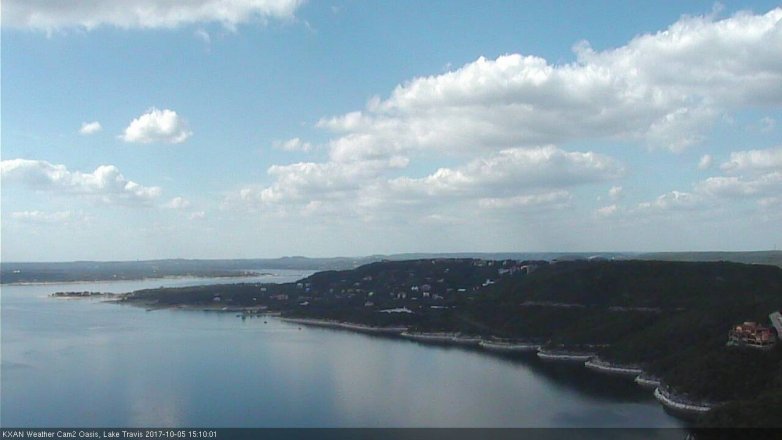 Lake Travis webcam, October 5, 2017 2:40 PM CT