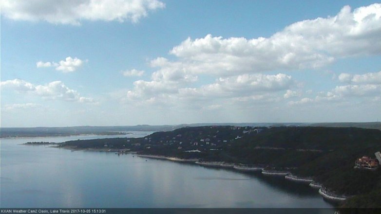 Lake Travis webcam, October 5, 2017 2:45 PM CT