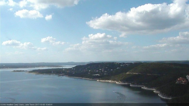 Lake Travis webcam, October 5, 2017 2:50 PM CT