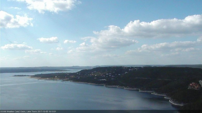 Lake Travis webcam, October 5, 2017 3:15 PM CT
