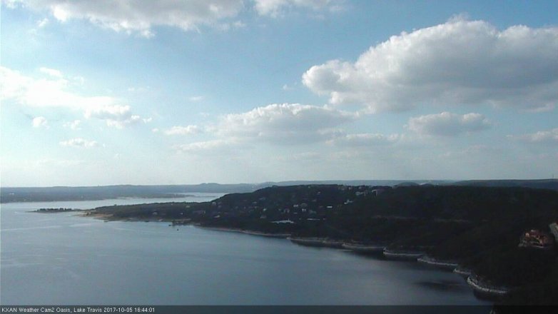 Lake Travis webcam, October 5, 2017 4:00 PM CT