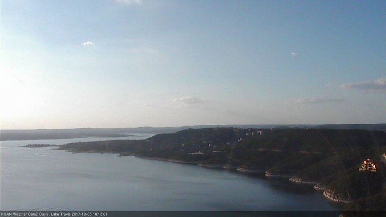 Lake Travis webcam, October 5, 2017 5:30 PM CT