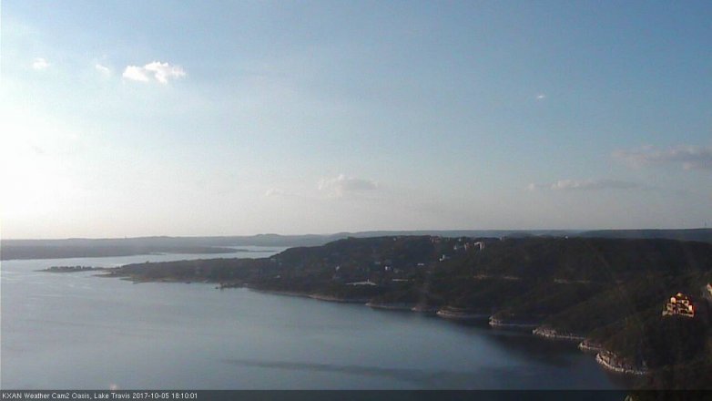 Lake Travis webcam, October 5, 2017 5:35 PM CT