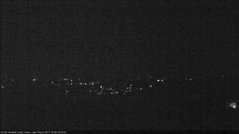 Lake Travis webcam, October 5, 2017 7:50 PM CT