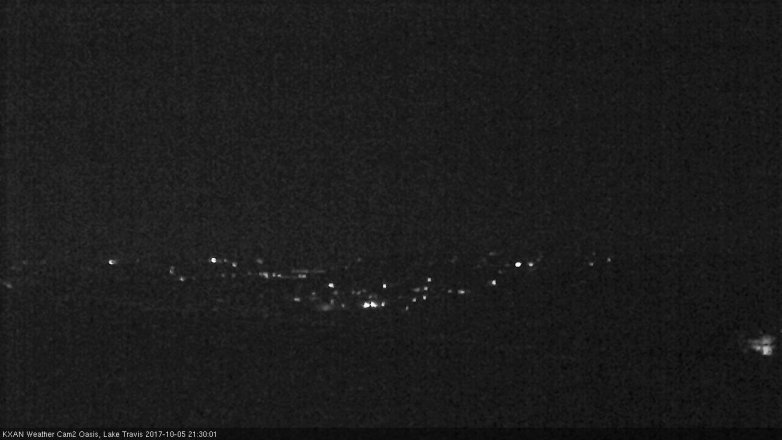 Lake Travis webcam, October 5, 2017 8:35 PM CT