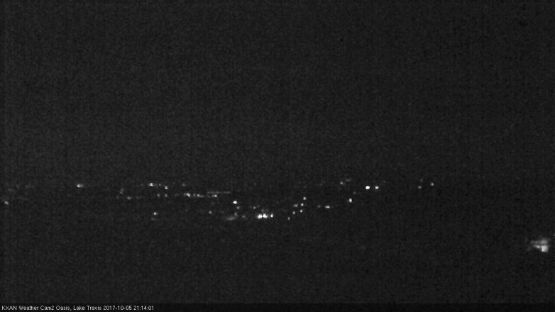 Lake Travis webcam, October 5, 2017 8:40 PM CT