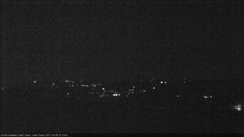 Lake Travis webcam, October 5, 2017 8:45 PM CT