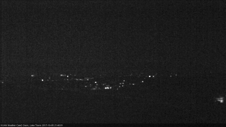 Lake Travis webcam, October 5, 2017 8:55 PM CT