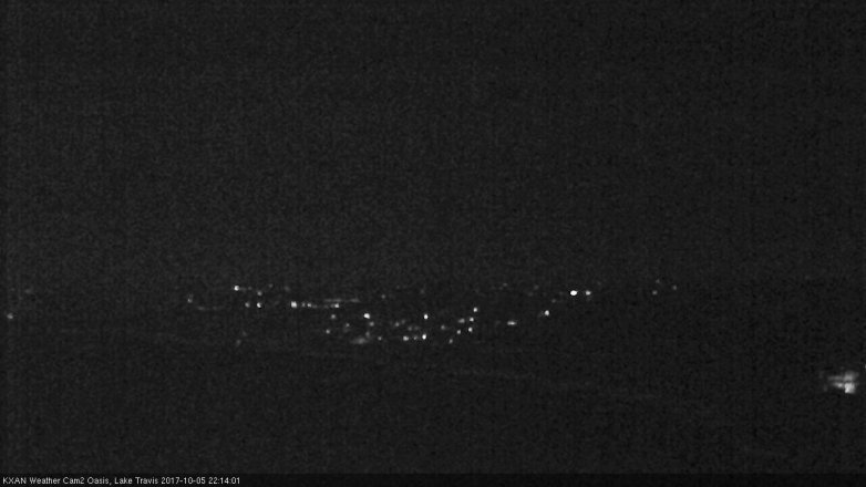 Lake Travis webcam, October 5, 2017 9:40 PM CT