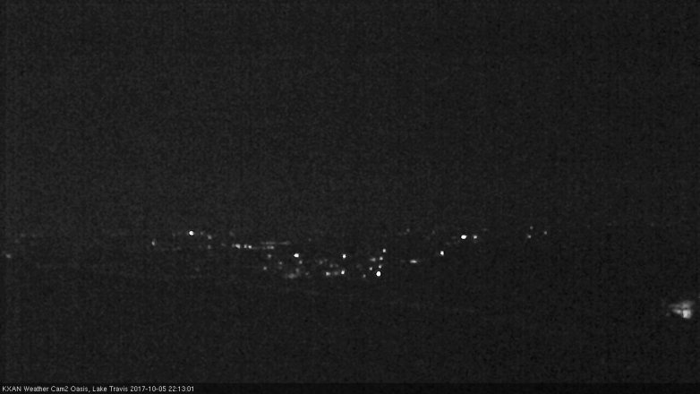 Lake Travis webcam, October 5, 2017 9:45 PM CT