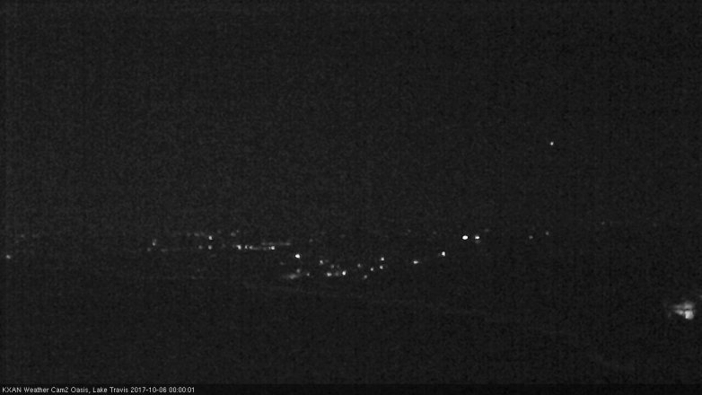 Lake Travis webcam, October 5, 2017 11:20 PM CT