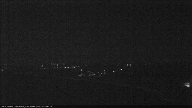Lake Travis webcam, October 5, 2017 11:40 PM CT