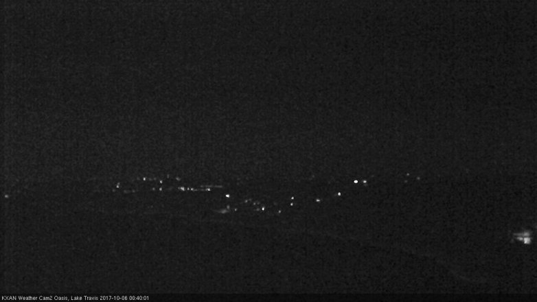 Lake Travis webcam, October 5, 2017 11:45 PM CT