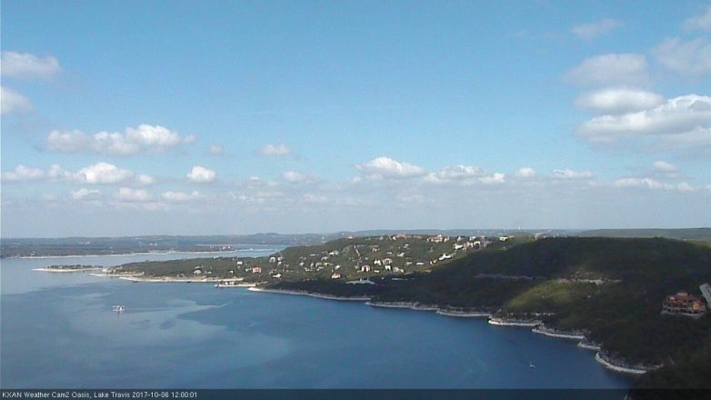 Lake Travis webcam, October 6, 2017 11:10 AM CT