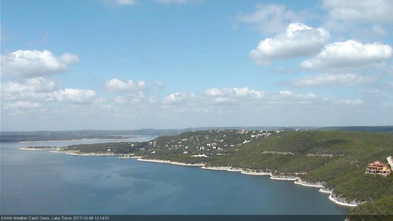 Lake Travis webcam, October 6, 2017 11:35 AM CT